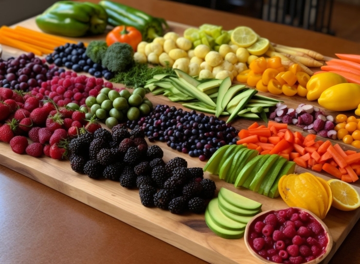 Сервировка фруктов