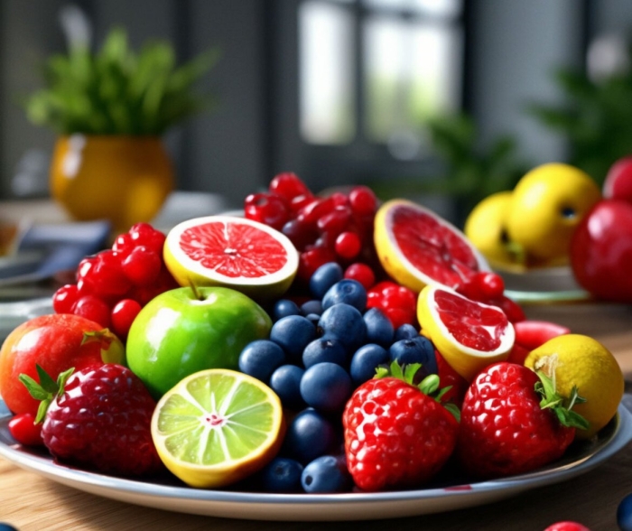 Яркие фрукты