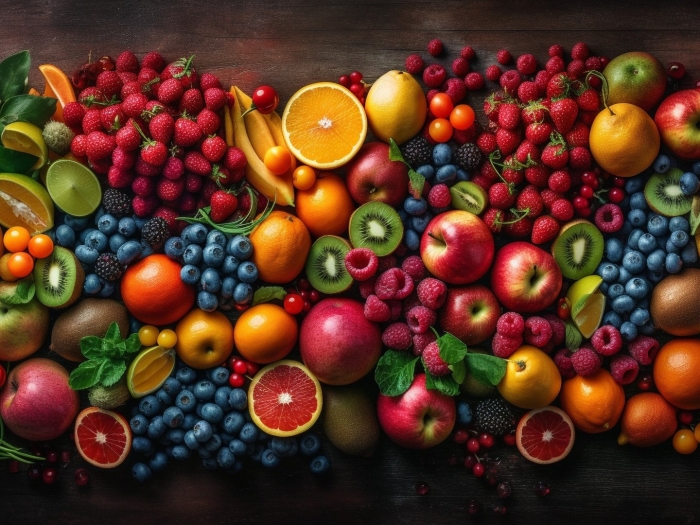 Много фруктов