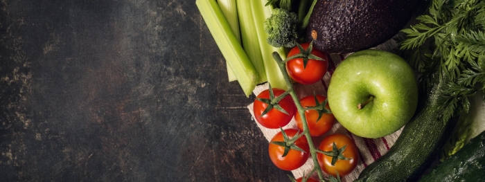 Фон с овощами
