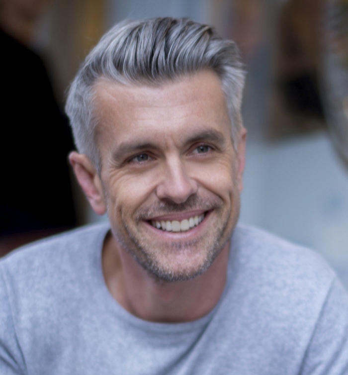 Мужские прически с сединой