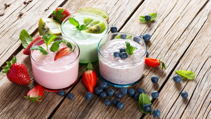 Смузи клубника мята