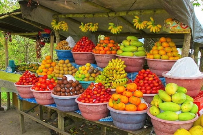 Рынок фруктов на бали