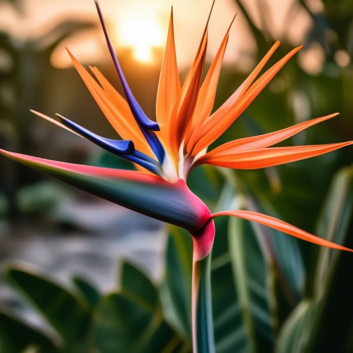 Цветок стрелиция королевская