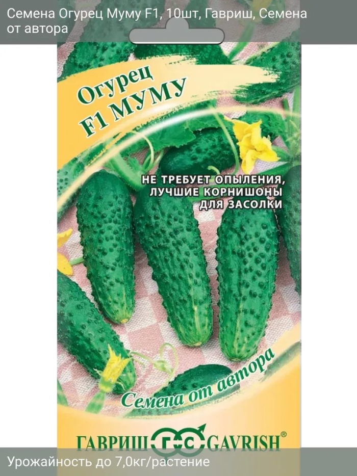 Огурец ухажер гавриш