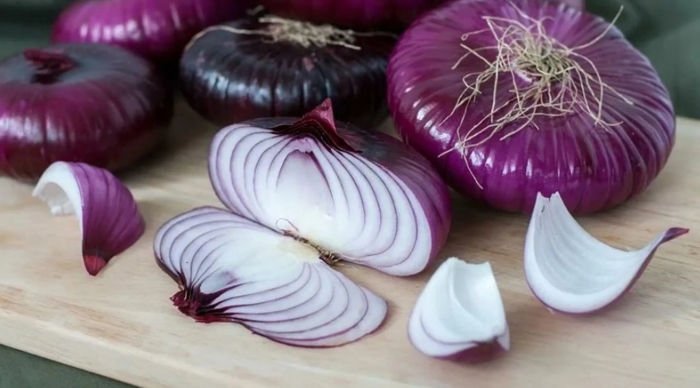 Лук крымский красный плоский