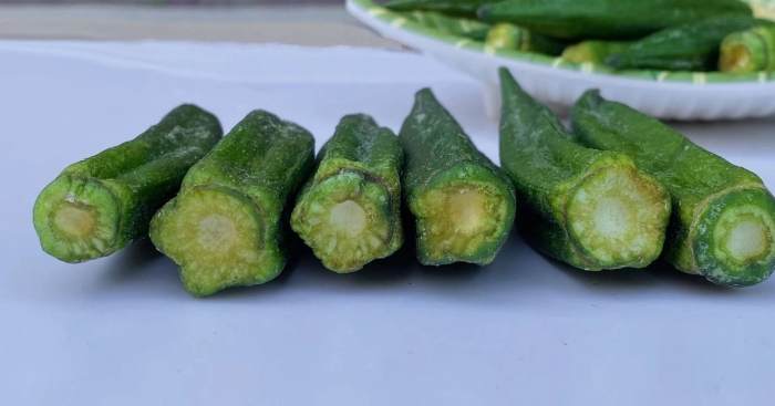 Fried okra