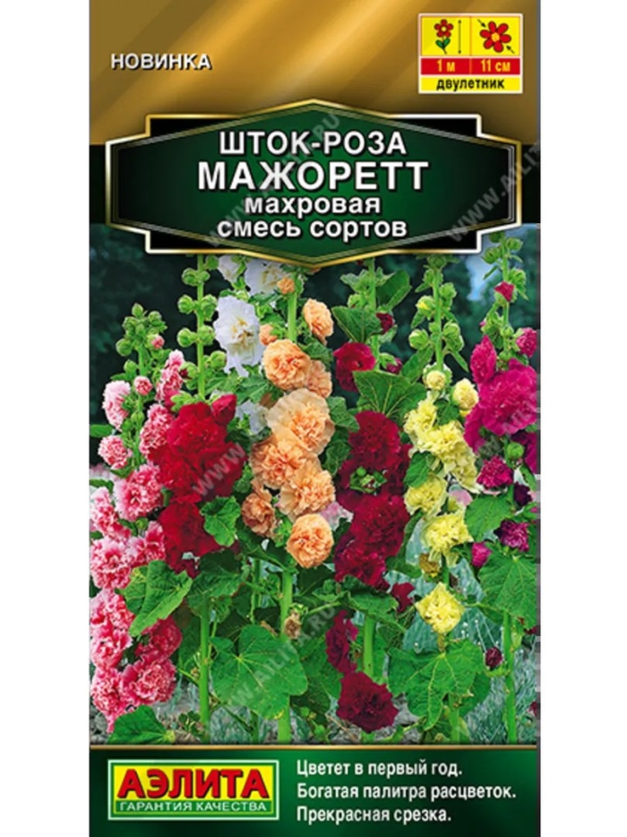 Шток-роза смесь окрасок