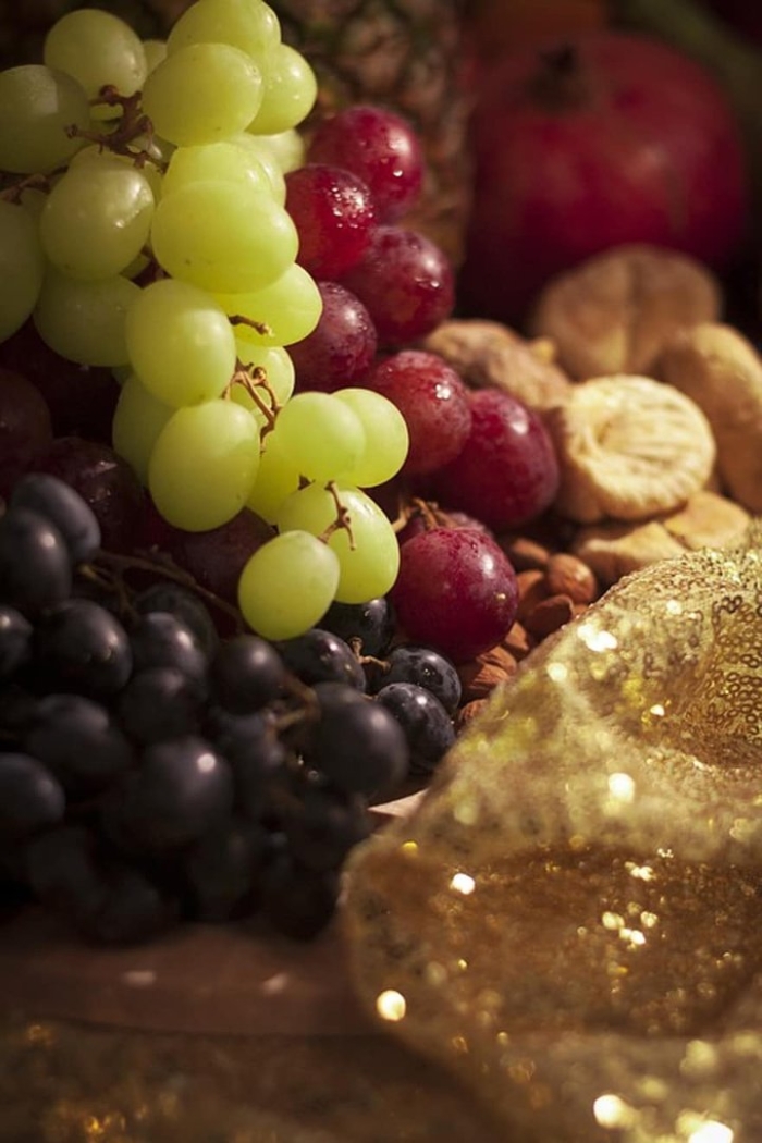 Инжир виноград гранат