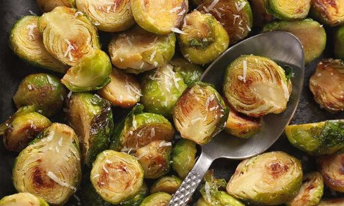 Запеченная брюссельская капуста