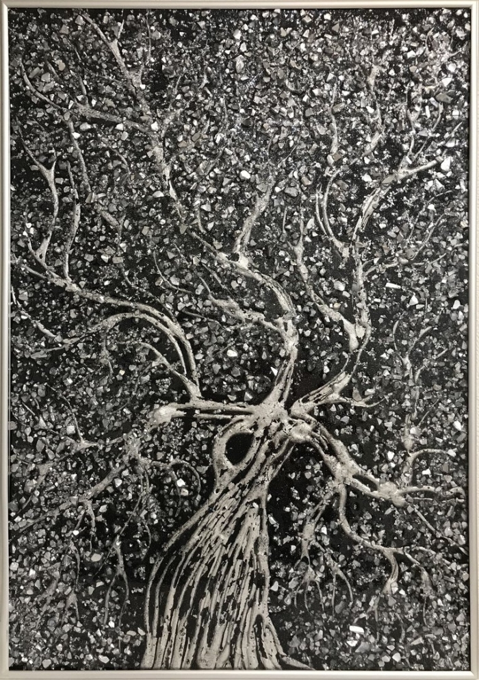 Серебряное дерево картина