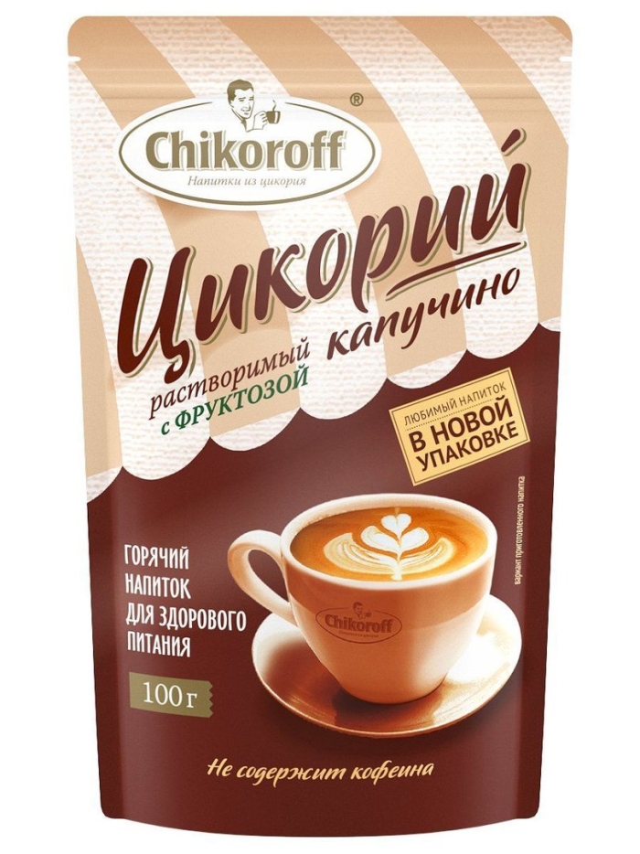 Кофе  чикорофф капучино цикорий с фруктозой 200 г