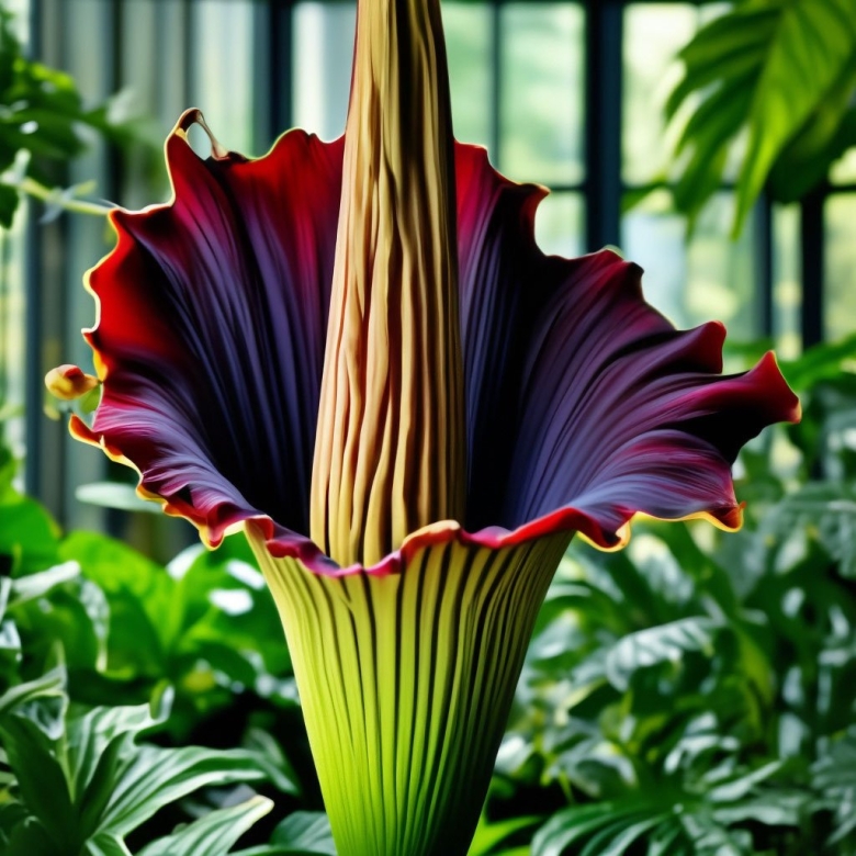 Amorphophallus titanum цветок