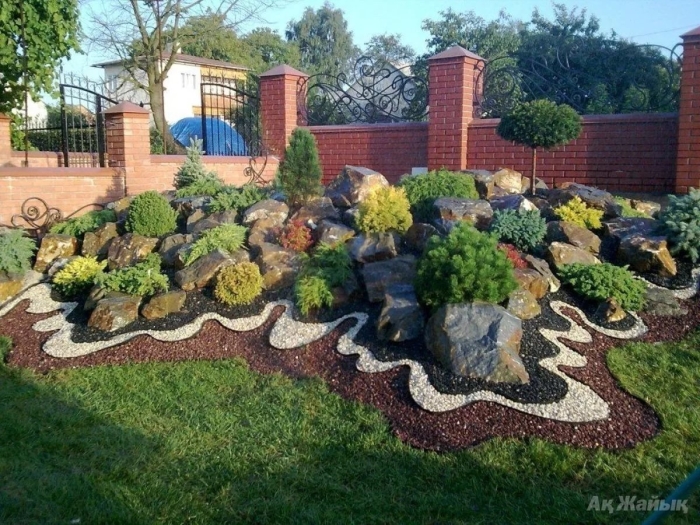 Геопластика альпийская горка