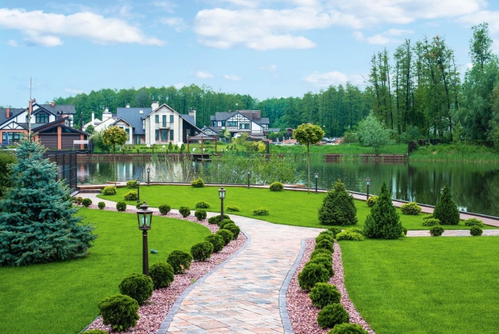 Ландшафт поселок на рублевке