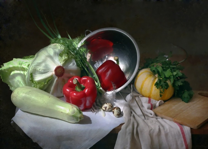 Натюрморт с овощами