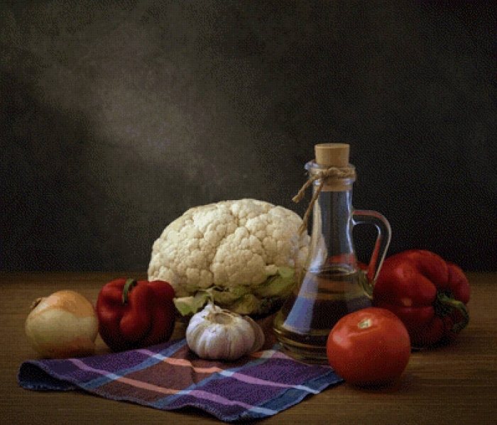 Натюрморт из овощей