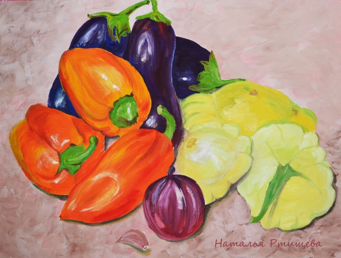 Натюрморт овощей