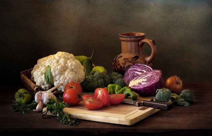 Натюрморт с овощами