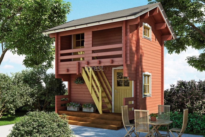 Двухэтажный тини хаус
