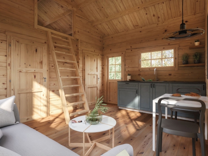 Интерьер дачного домика