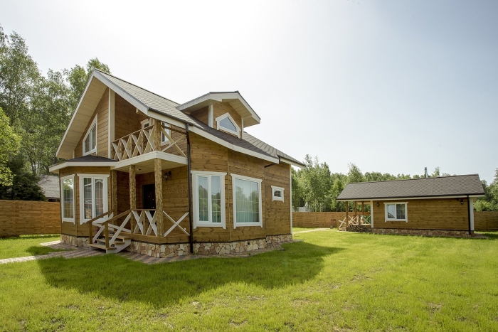 Загородный дом из бруса