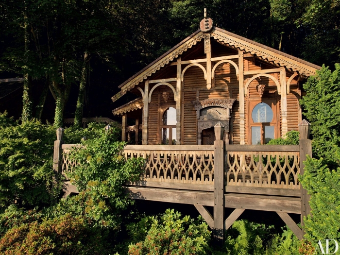 Беседка в русском стиле изба терем