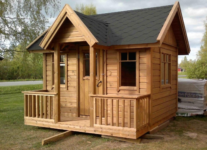 Деревянные домики для детей