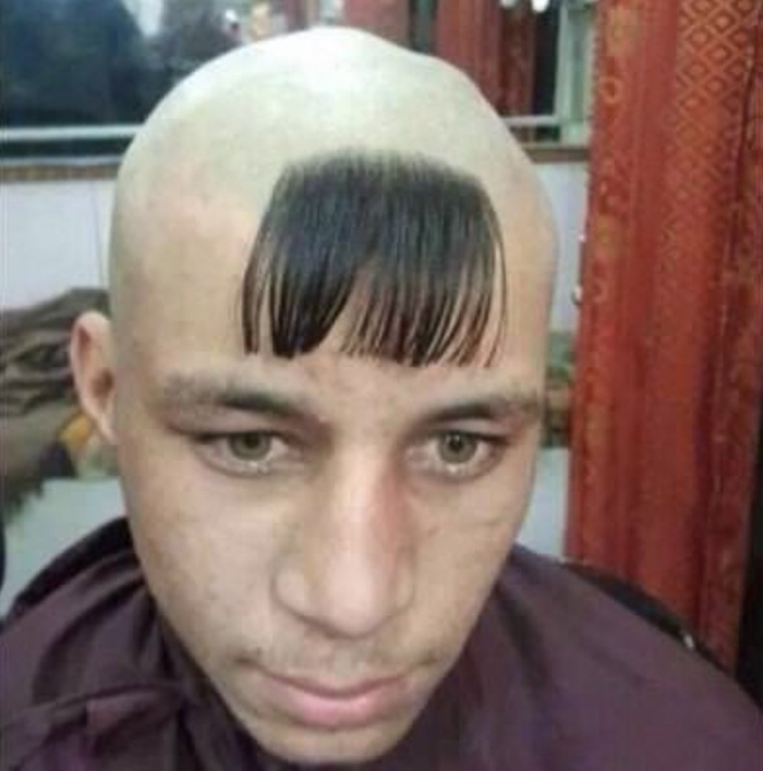 Прическа с челкой мужская