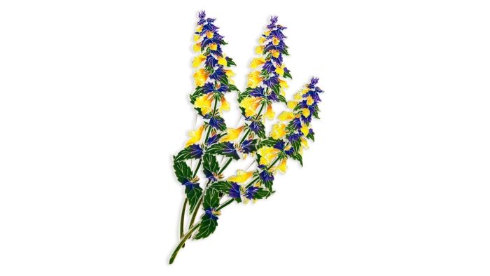 Брошь русские самоцветы