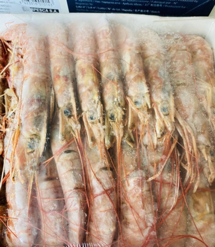 Большая креветка лангустин