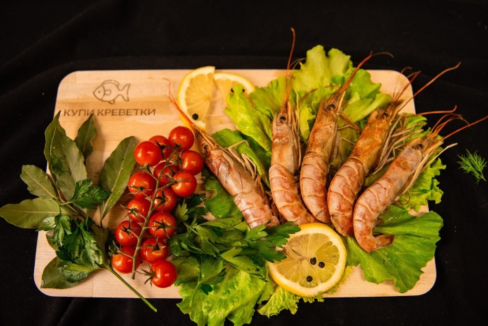 Креветки мидии лангустины