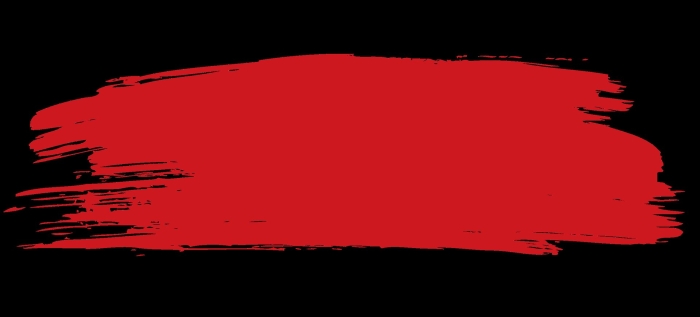 Красный мазок кистью