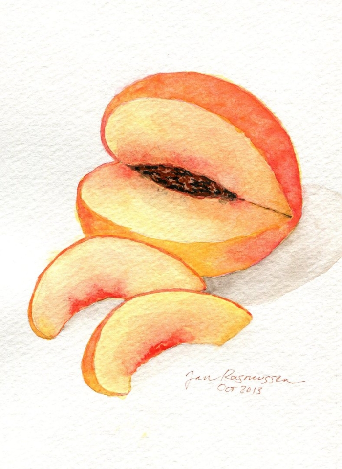 Рисунок персик