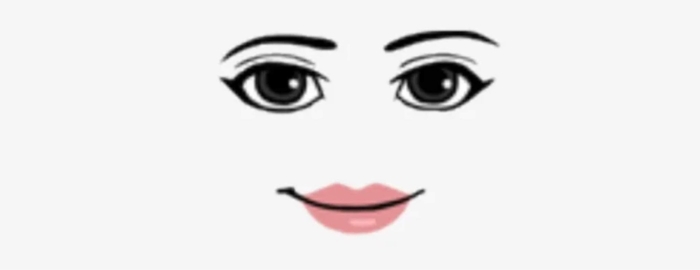 Лицо из роблокса женское