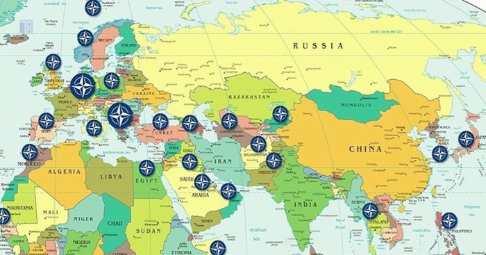Карта баз нато вокруг россии