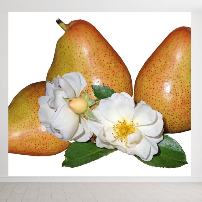 Груша на белом фоне