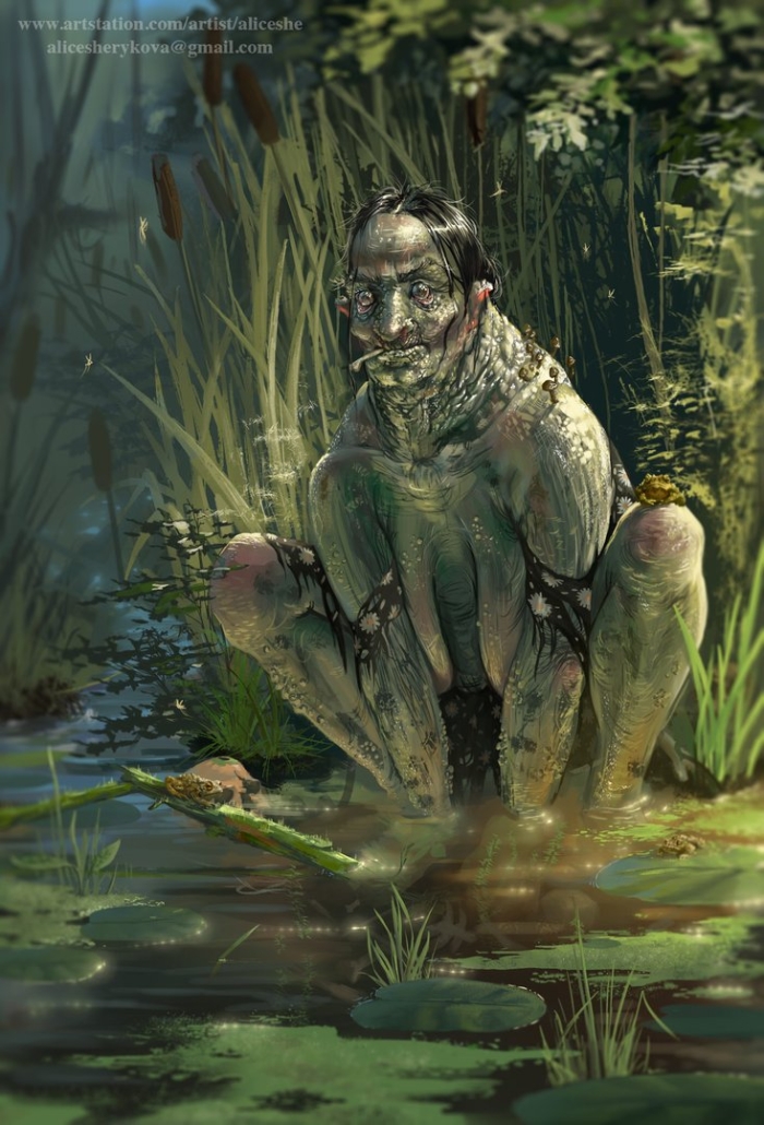 Кикимора болотная ведьмак