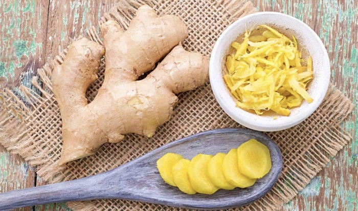 Тертый имбирь