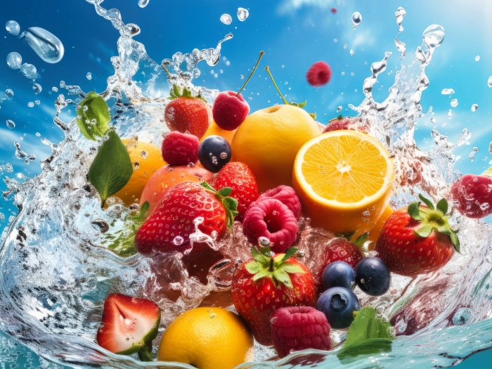 Фрукты красиво