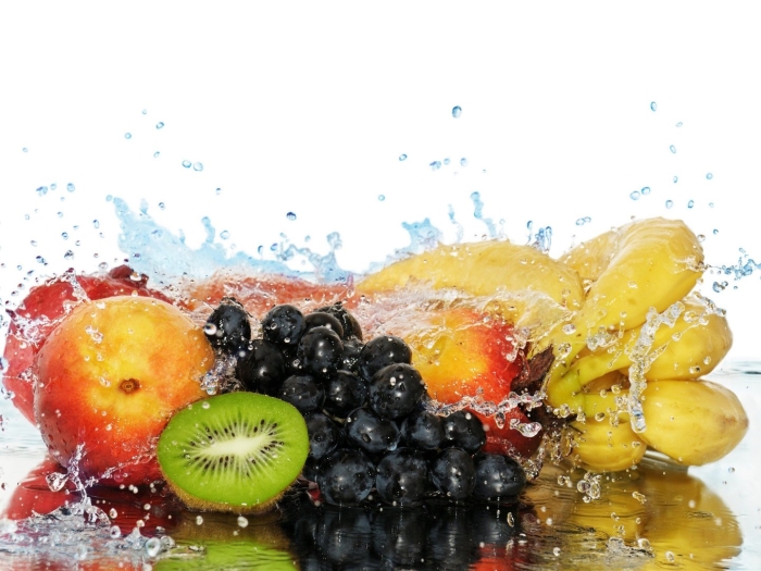 Фон с фруктами