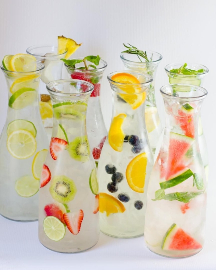 Fruit infused water recipes