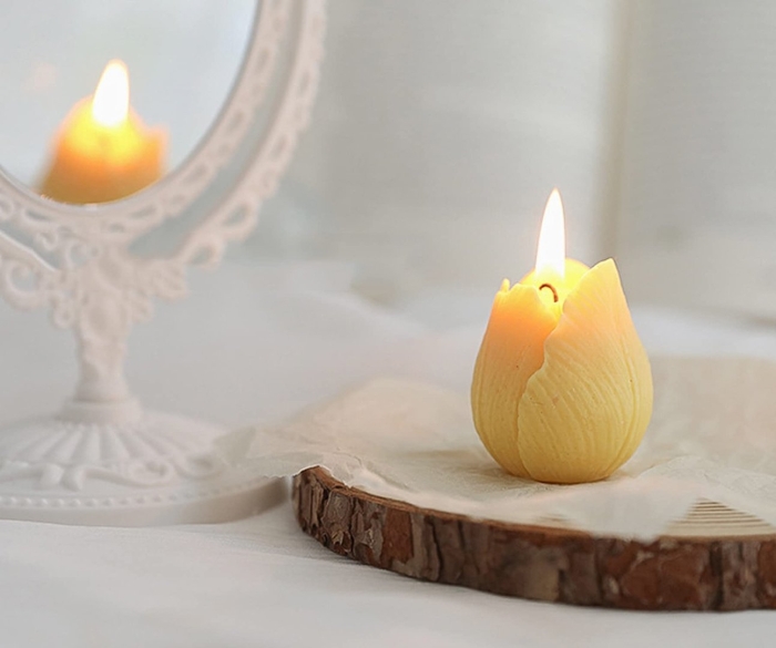 Тюльпаны и свечи