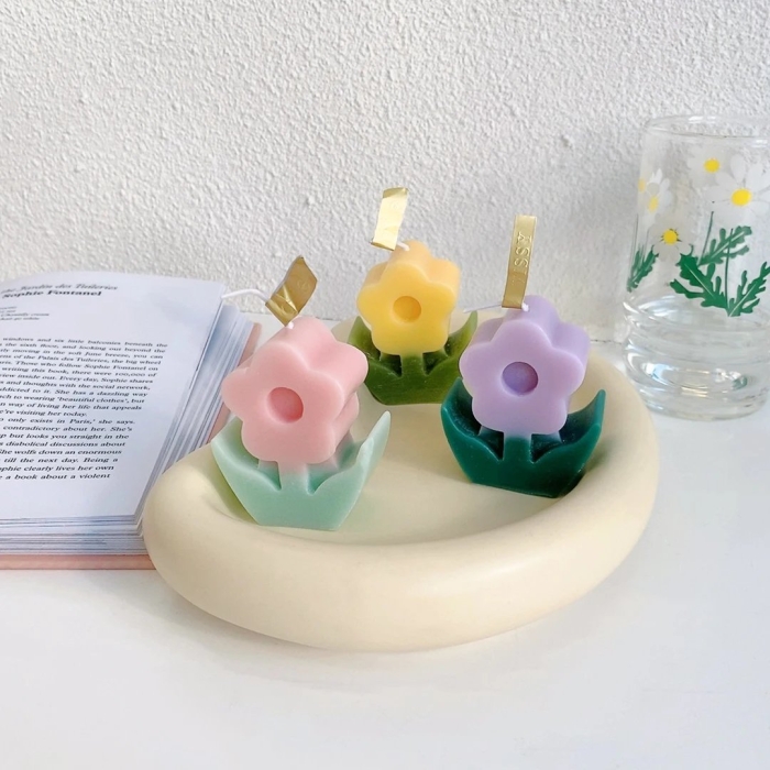 Свечи цветы
