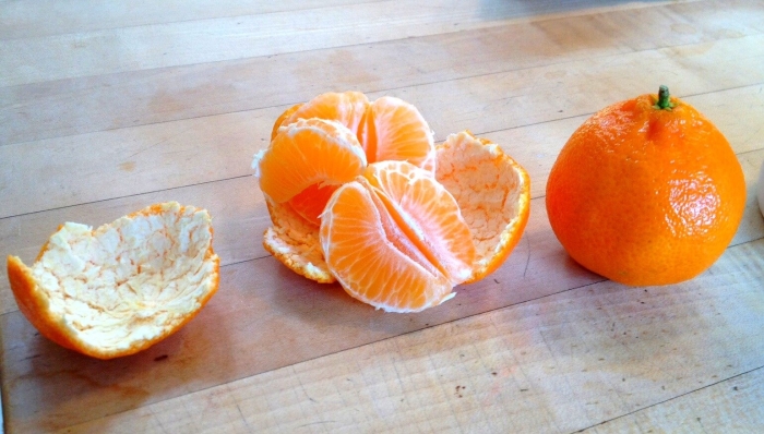 Кожура мандарина