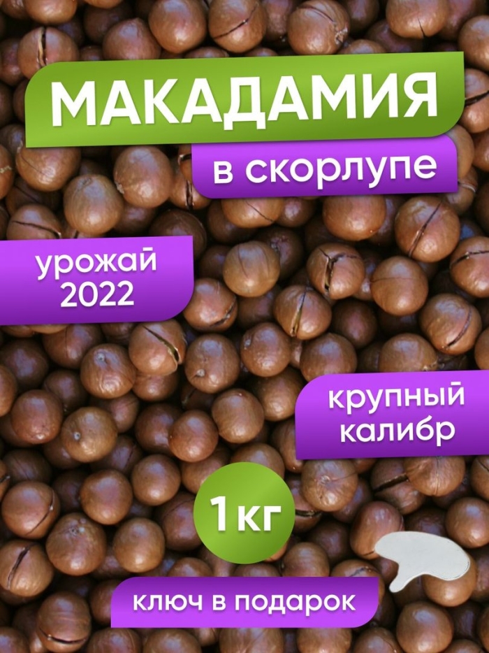 Макадамия орех в скорлупе 1 кг