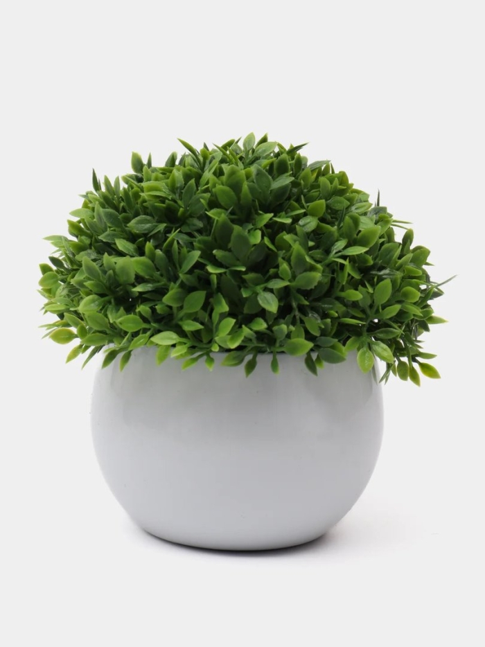 Искусственные цветы в горшках для интерьера