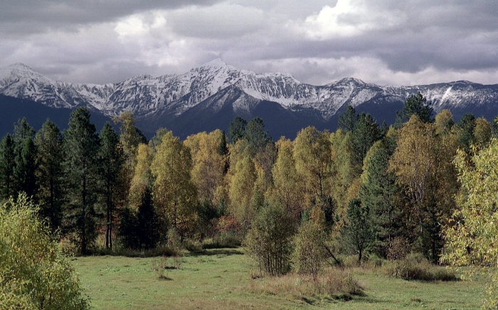 Тункинская долина бурятия осенью