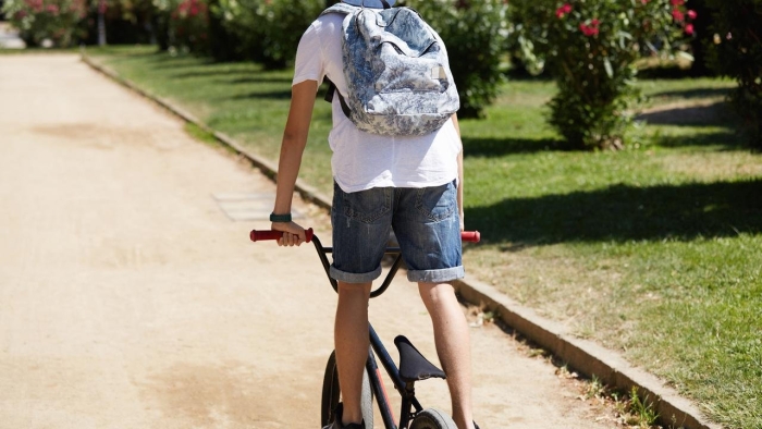 Катание на велосипеде