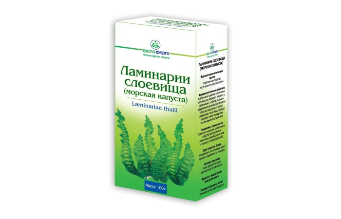 Морская капуста (ламинарии слоевища) 100г